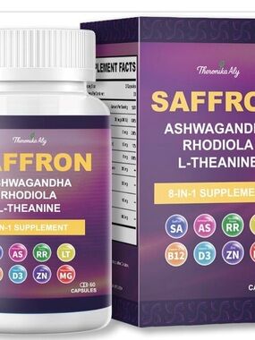Saffron Supplement - Purple Bottle